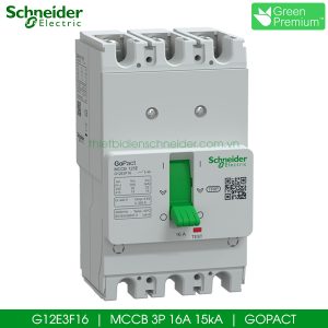 G12E3F16 Gopact MCCB 3P 16A 15kA Schneider