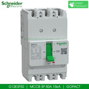 G12E3F50 Gopact MCCB 3P 50A 15kA Schneider