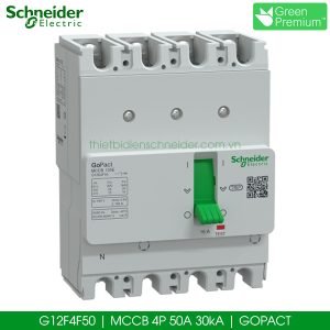 G12F4F50 Gopact MCCB 4P 50A 30kA Schneider