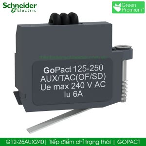 G12-25AUX240 tiếp điểm chỉ trạng thái (OF/SD) Gopact 125-250