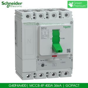 G40F4A400 Gopact MCCB 4P 400A 36kA Schneider