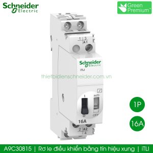A9C30815 Rơ le điều khiển bằng tín hiệu xung iTLI 1P 16A Schneider