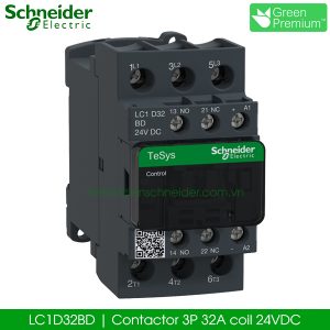 LC1D32BD Schneider Contactor 3P 32A coil 24VDC