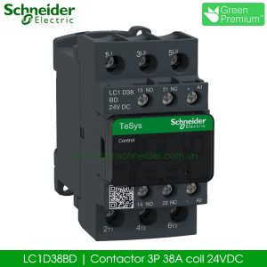 LC1D38BD Schneider Contactor 3P 38A coil 24VDC