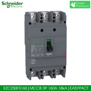 EZC250F3160 Schneider MCCB 3P 160A 18kA EasyPact EZC250