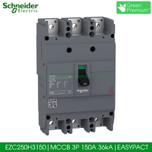 EZC250H3150 Schneider MCCB 3P 150A 36kA EasyPact EZC250