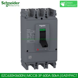 EZC630H3600N Schneider MCCB 3P 600A 50kA EasyPact EZC630