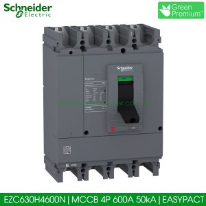 EZC630H4600N Schneider MCCB 4P 600A 50kA EasyPact EZC630