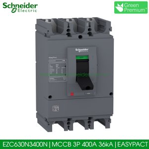 EZC630N3400N Schneider MCCB 3P 400A 36kA EasyPact EZC630