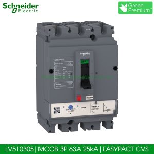 MCCB 3P 63A 25kA LV510305 Schneider Easypact CVS100B