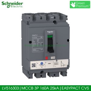 MCCB 3P 160A 25kA LV516303 Schneider Easypact CVS160B