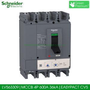 MCCB 4P 600A 36kA LV563309 Schneider Easypact CVS630F