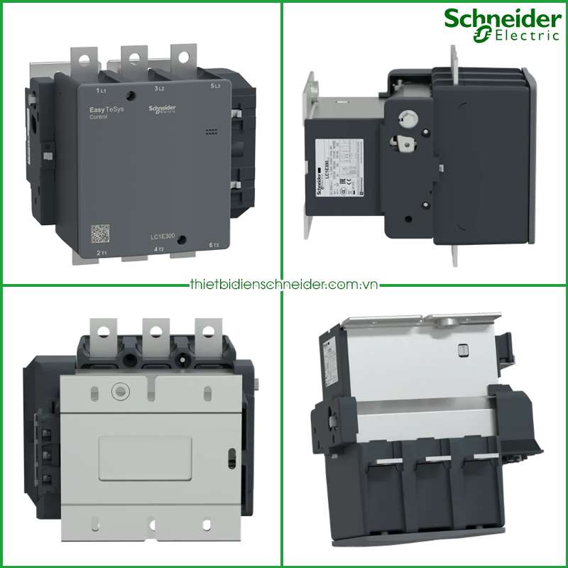 Contactor 3P 300A coil 220VAC LC1E300M5 Schneider Hình ảnh mô tả Contactor 3P LC1E300 Easy Tesys Schneider
