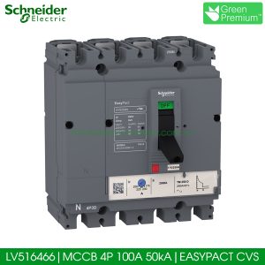 LV516466 Schneider MCCB 4P 100A 50kA Easypact CVS160N