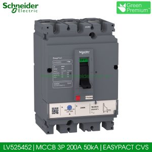 LV525452 Schneider MCCB 3P 200A 50kA Easypact CVS250N