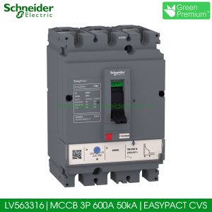 LV563316 Schneider MCCB 3P 600A 50kA Easypact CVS630N