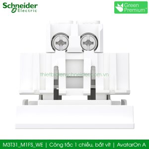 Công tắc 1 chiều Schneider M3T31_M1FS_WE AvatarOn A, bắt vít