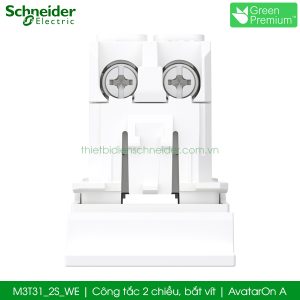 Công tắc 2 chiều Schneider M3T31_2S_WE AvatarOn A, bắt vít