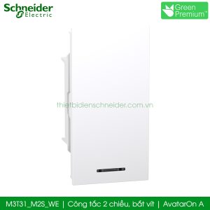 Công tắc 2 chiều Schneider M3T31_M2S_WE AvatarOn A, bắt vít