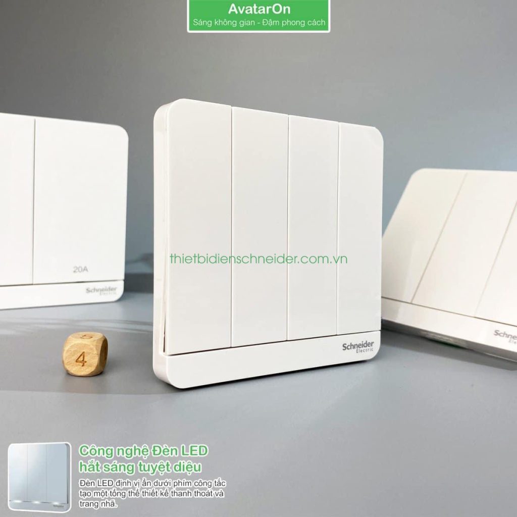 Công tắc ổ cắm AvatarOn Schneider