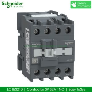 LC1E3210 Contactor 3P 32A Schneider 1NO Easy Tesys