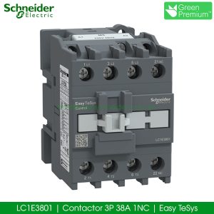 LC1E3801 Contactor 3P 38A Schneider 1NC Easy Tesys
