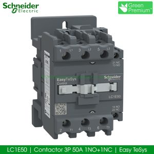 LC1E50 Contactor 3P 50A Schneider 1NO+1NC Easy Tesys