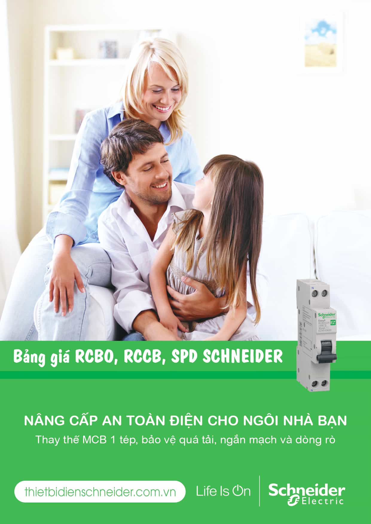 bang gia rcbo rccb spd schneider 2025
