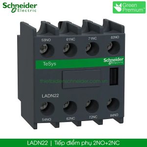 LADN22 Schneider tiếp điểm phụ 2NO+2NC