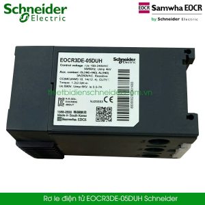 Rơ le điện tử bảo vệ động cơ EOCR3DE-05DUH Schneider Samwha EOCR3DE-05DUH Schneider Samwha rơ le điện tử bảo vệ động cơ