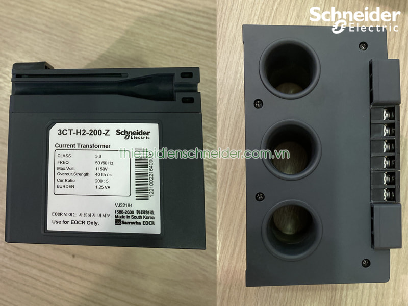 Biến dòng 3 pha 200/5A 3CT-H2-200-Z Schneider Samwha Hình ảnh thực tế biến dòng 3 pha 200/5A Schneider 3CT-H2-200-Z