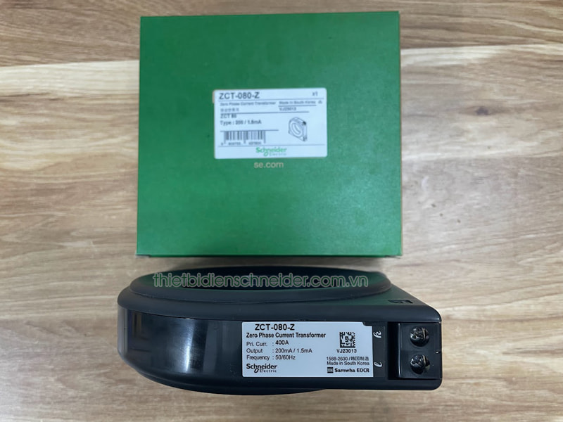 Biến dòng thứ tự không ZCT-080-Z Schneider Samwha Hình ảnh thực tế biến dòng bảo vệ chạm đất ZCT-080-Z Schneider