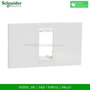 M3TS01_WE Miluz E | Mặt 1 thiết bị Schneider