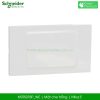 M3TS01BP_WE mặt che trơn Schneider Miluz E