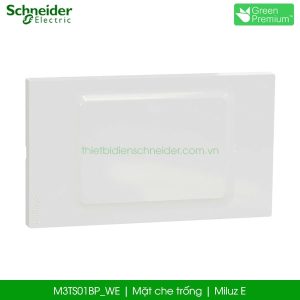 M3TS01BP_WE mặt che trơn Schneider Miluz E