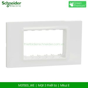 M3TS03_WE mặt 3 thiết bị Schneider Miluz E