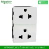 M3TS426UST2_WE ổ cắm đôi 3 chấu 16A Schneider Miluz E