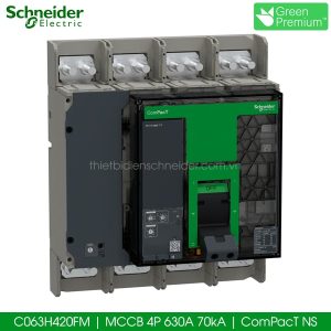 C063H420FM MCCB 4P 630A 70kA Schneider ComPacT NS