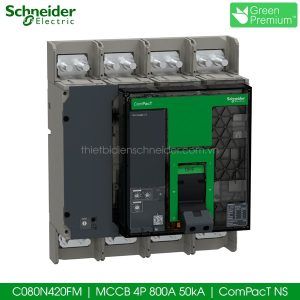 C080N420FM MCCB 4P 800A 50kA Schneider ComPacT NS
