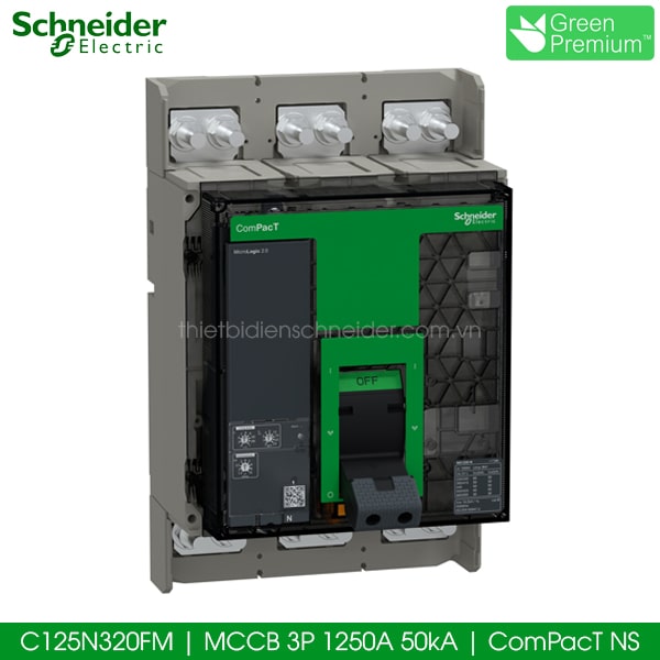 C125N320FM MCCB 3P 1250A 50kA Schneider ComPacT NS C125N320FM MCCB 3P 1250A 50kA Schneider ComPacT NS