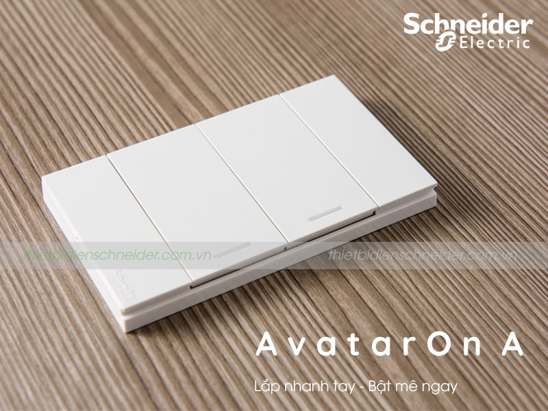 Review chi tiết 3 mẫu công tắc ổ cắm chữ nhật Schneider đáng mua nhất 2026: AvatarOn A – Zencelo A – Miluz E Công tắc ổ cắm Schneider AvatarOn A