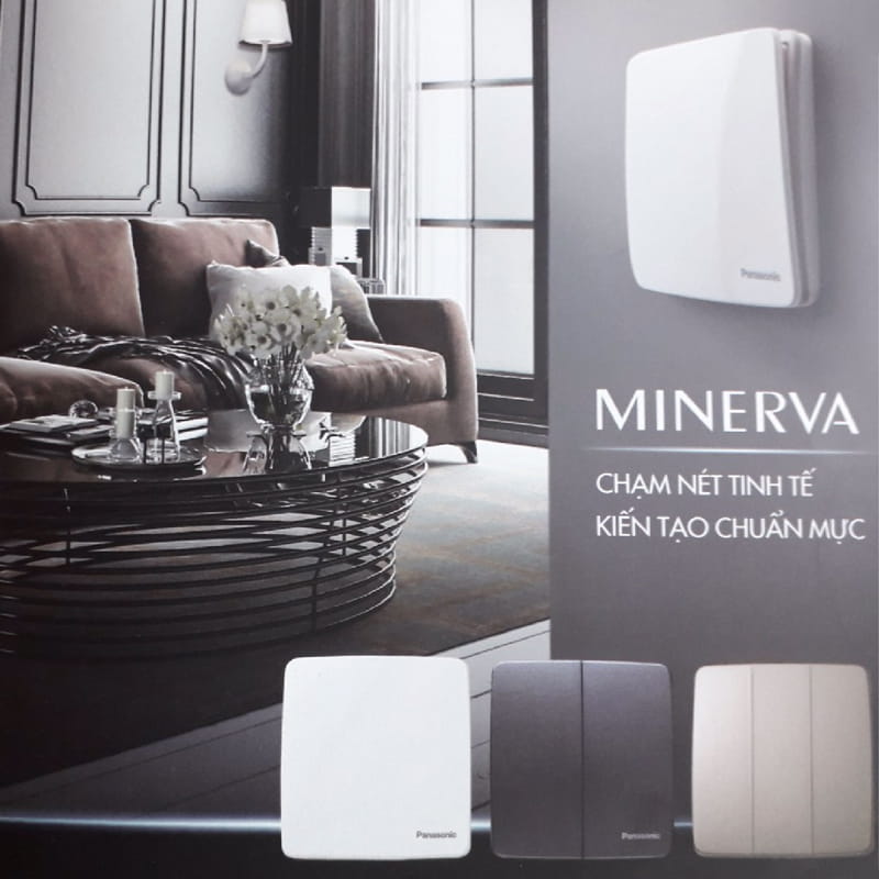 So sánh công tắc ổ cắm Schneider và Panasonic: Nên chọn hãng nào? Công tắc ổ cắm Panasonic Minerva