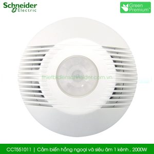 CCT551011 Schneider cảm biến hồng ngoại và siêu âm 1 kênh 2000W