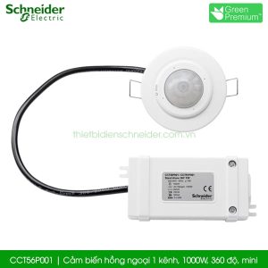 CCT56P001 Schneider cảm biến hồng ngoại 1 kênh 1000W 360 độ mini